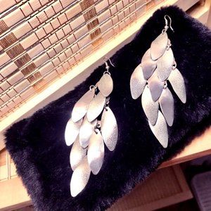 Aldo Drop Silver Earrings